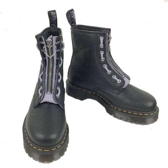 DR MARTINS 1460 Zip Heart Lug Sole Boot - Picture 10 of 14